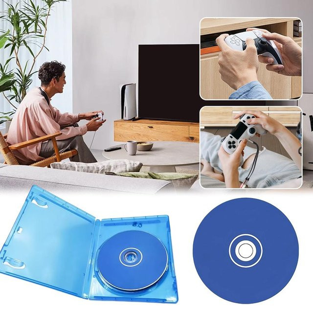 Blu-ray-Disc für PlayStation 5 Spiele mit breiter Systemkompatibilität für PS5-Versionen von 4,03 bis 7,61 in Blau - Bild 1