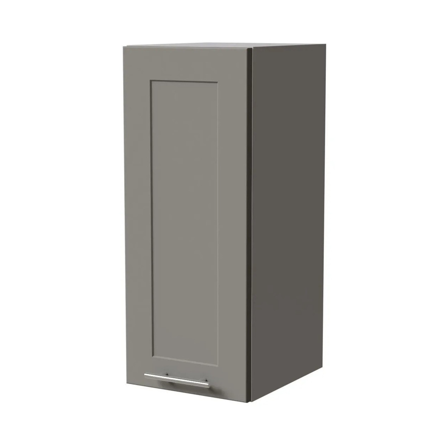 Feldmann-Wohnen Hängeschrank Oslo in Grau Matt mit Soft-Close-Türen und Regalböden, B/T/H: 30 x 32,5 x 72 cm - Bild 2