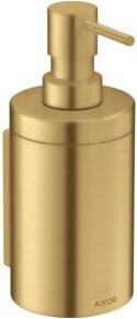 Hansgrohe Axor Uni. Circular Wandmontierter Lotionspender in Gold Optik, Höhe: 18,2 cm, Breite: 7,6 cm - Bild 1