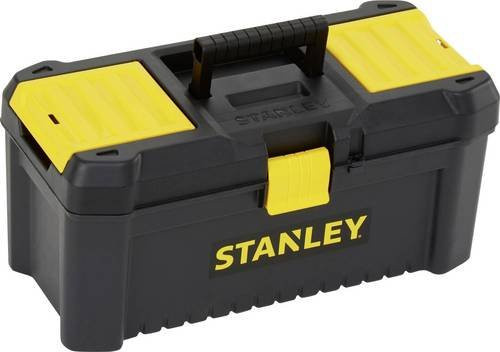 Stanley Essential 16 Werkzeugbox aus Kunststoff mit Organizern in Schwarz - Bild 2