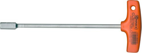 Connex Steckschlüsselschraubendreher in Rot mit Stahlgehäuse, Schlüsselgröße: 10 x 230 mm - Bild 1