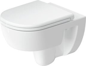 Duravit Wand-WC D-Code Tiefspüler in Weiß, Rimless-Technologie, B/T: 37 x 54 cm - Bild 1