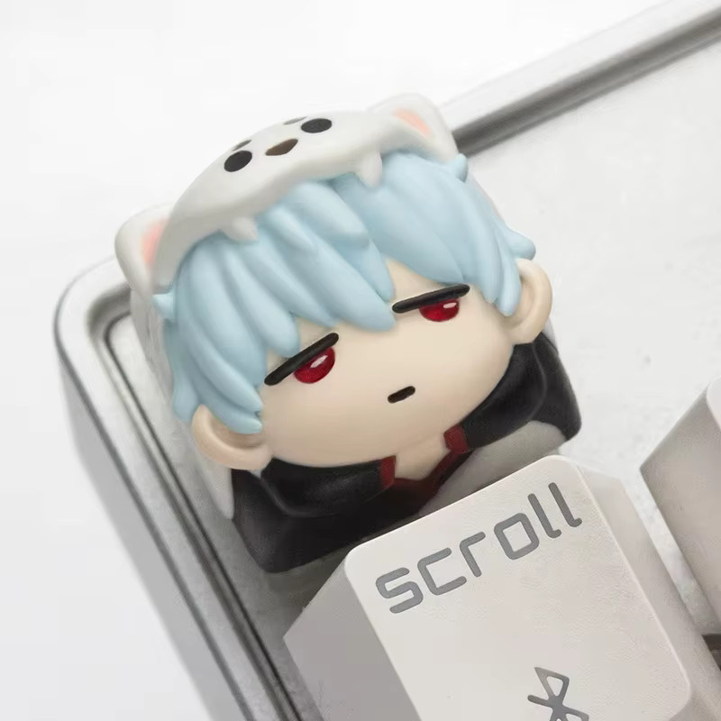 Artisan Keycaps Anime Gintama Sakata Gintoki und Hijikata Toushirou für mechanische Tastaturen, Mehrfarbig - Bild 2