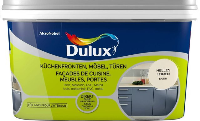 Dulux Fresh Up Lack für Küchen, Möbel und Türen in Satin Helles Leinen, Beige, Deckend - Bild 1