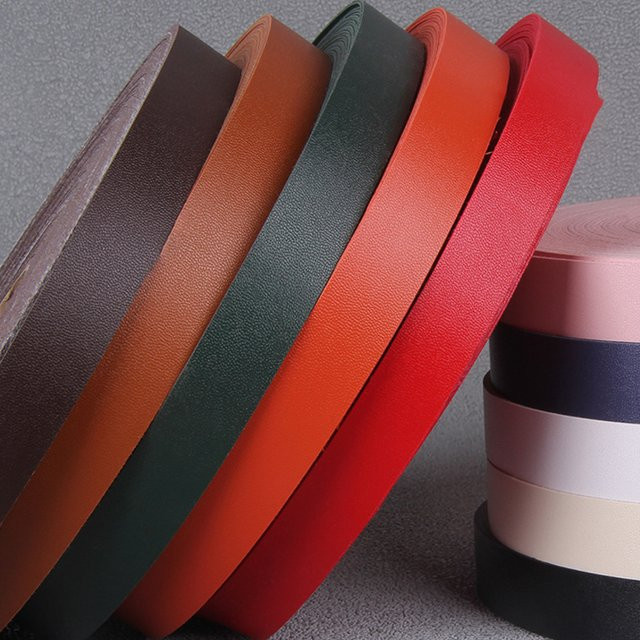 Kunstleder-Schmuckschnur, bunt, 2 Meter, 10–25 mm, Unisex - Bild 1