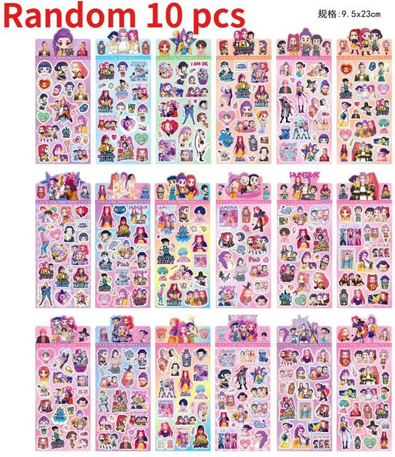 Yiran toy 1 K-Pop Jäger Laser Gacha Sticker - Bild 1