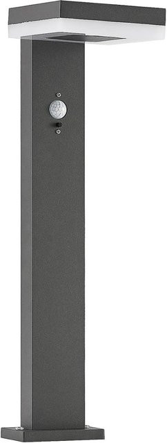 Lindby LED Solarleuchte Laira Schwarz mit Bewegungsmelder aus Aluminium und Kunststoff - Bild 1