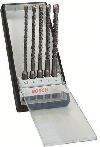 Bosch Robust Line SDS-plus-5 Hammerbohrer-Set aus Hartmetall, 5-teilig - Bild 1