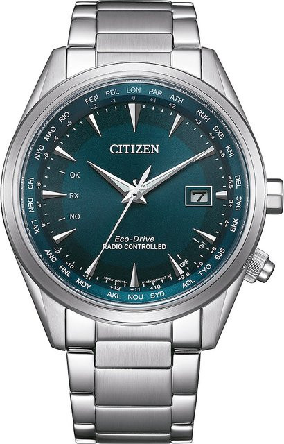 Citizen Armbanduhr, Solar, Edelstahl, Blau, 43 mm, Herren - Bild 1