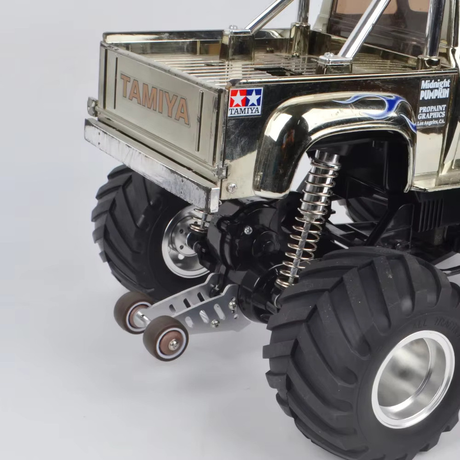 Tamiya Aluminium Wheelie Bar, Zubehör, Metall, Grau - Bild 4