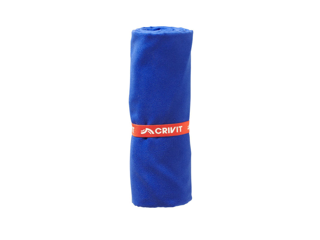 CRIVIT Mikrofaser-Handtuch Blau, Breite: 130 cm, Tiefe: 80 cm - Bild 3