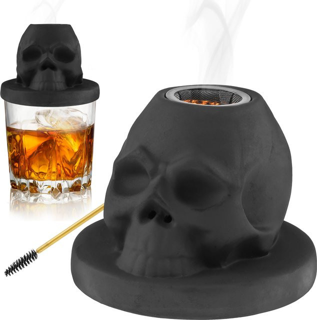 Keramik Cocktail Raucher Kit in Schwarz für Whisky, Wein und Bourbon - Bild 1