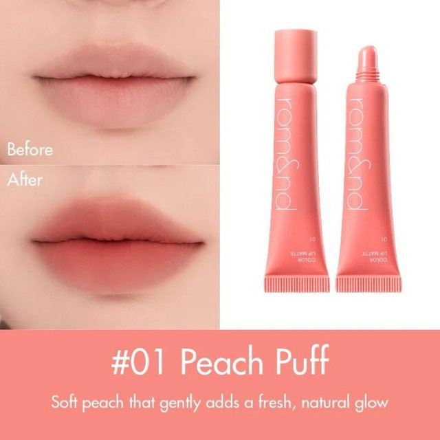 Rom&nd Lippenstift Matt, Pfirsichwolke, 8g - Bild 1