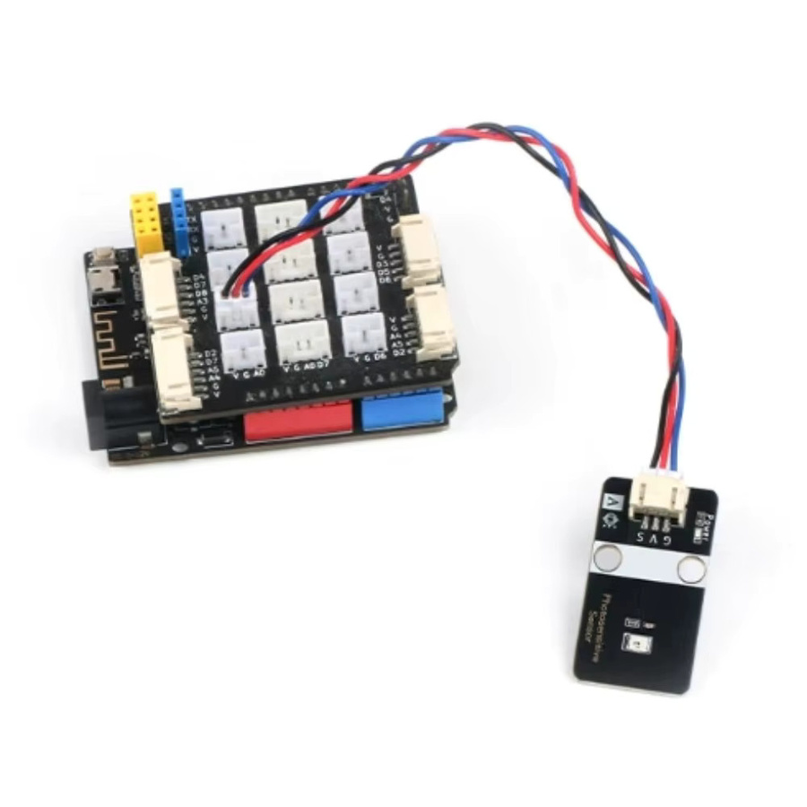 NullLab Fotowiderstands-Sensormodul zur Helligkeits- und Lichterkennung in Schwarz, kompatibel mit Lego, ESP32, MicroBit und Arduino - Bild 3