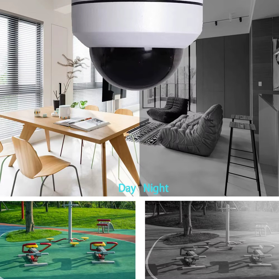 Hikvision-kompatible HD 5MP PTZ PoE Netzwerkkamera für den Außenbereich mit 5-fach optischem Zoom, Dome-Sicherheits-IP-Kamera mit Nachtsicht in Weiß - Bild 2