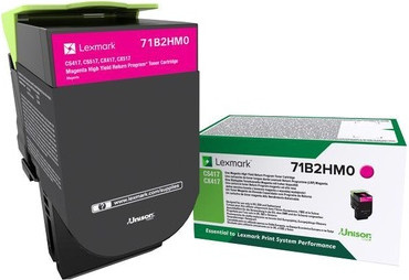 Original Lexmark Tonerpatrone 71B2H Magenta für CS417dn, CS517de, CX417de - Bild 1