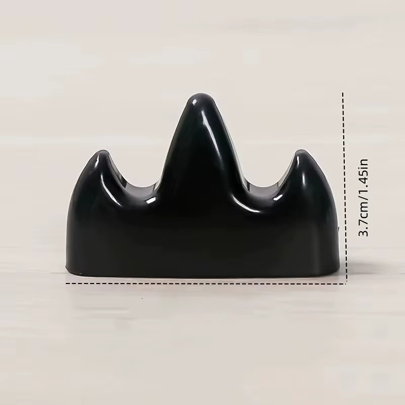 Vintage-Stiftehalter in Bergform aus Kunststoff in Schwarz und Weiß - Bild 1