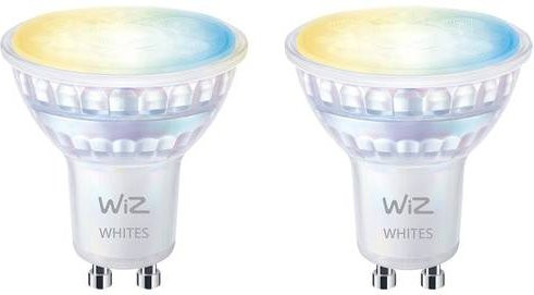 WiZ Tunable White LED GU10 Reflektor-Spots im 2er-Set, Transparent, dimmbar - Bild 1