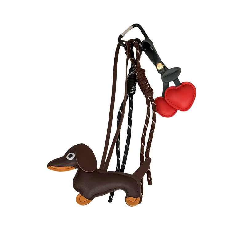 Tready Taschenanhänger Lederhund, Herz, Kirsche, Damen - Bild 6