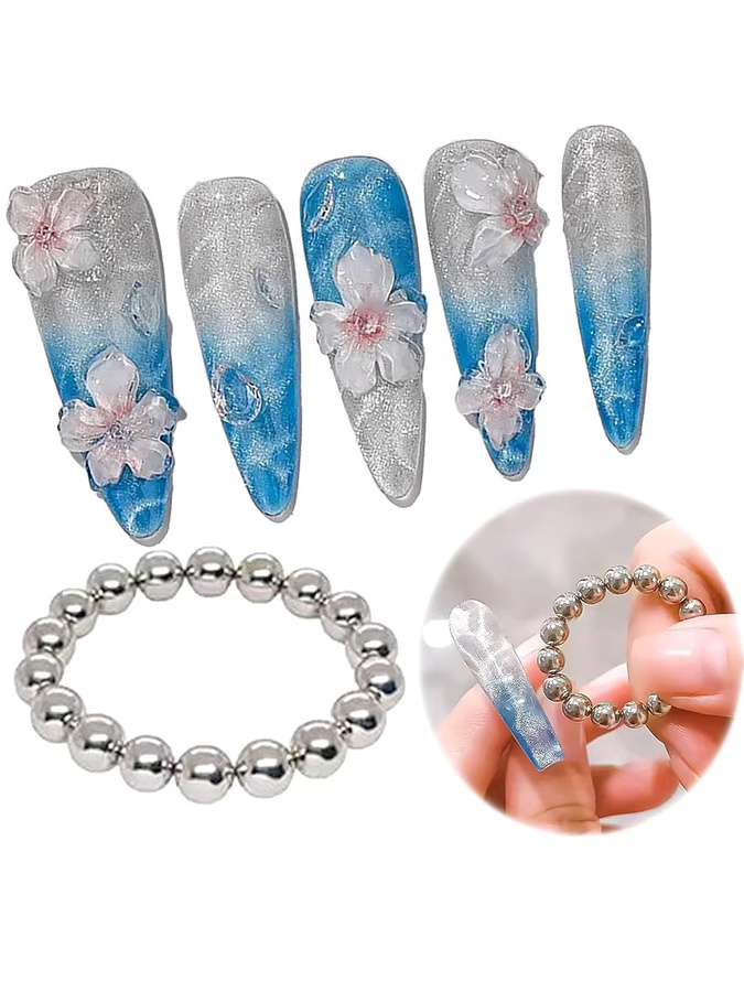 LULAA Katzenaugen-Nagelmagnet-Set, 10/40-teilig, Unisex - Bild 2