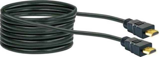 Schwaiger High-Speed HDMI Kabel Typ A mit Ethernet Schwarz Gold 10 m - Bild 1