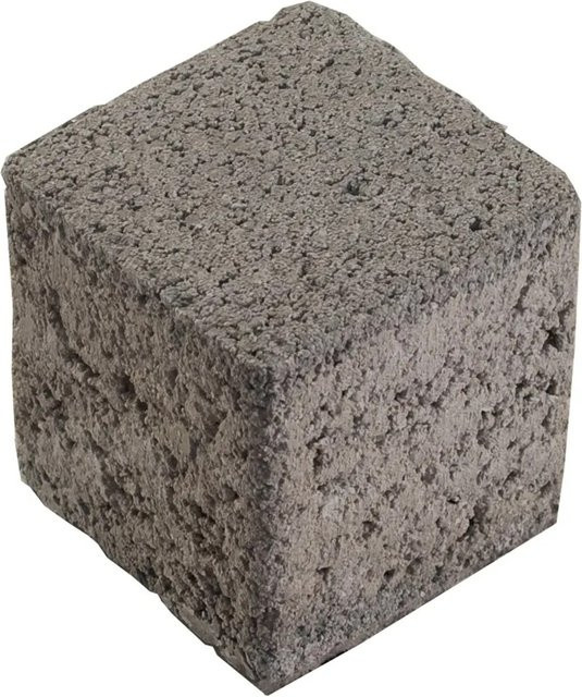 EHL Rasengitter-Füllstein aus Beton in Grau, B/T/H: 8,2 x 8,2 x 8 cm - Bild 1