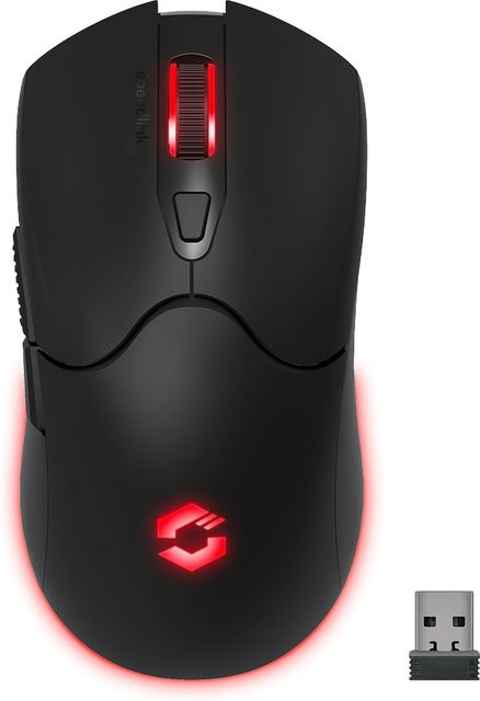Speedlink VELOX RGB Gaming Maus kabellos mit Bluetooth, schwarz - Bild 1