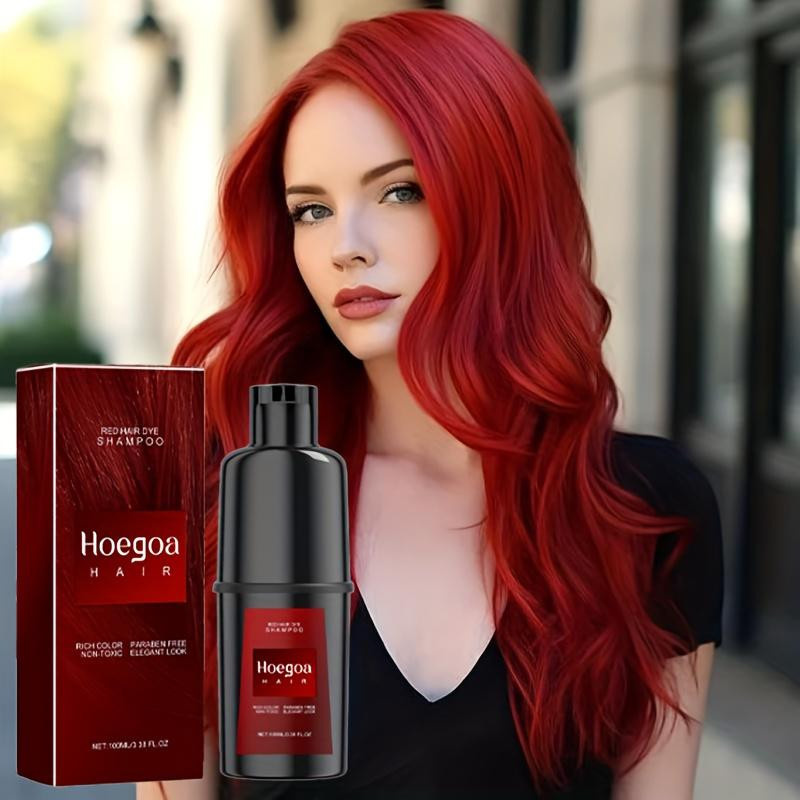 Rot + Lila Irisierendes Haarshampoo, 100 ml, mit Panax Ginseng Wurzelextrakt - Bild 2