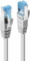 Lindy Patch-Kabel RJ-45 auf RJ-45, S/FTP CAT 7, Grau, 10er Packung, Länge: 1,0 m - Bild 1
