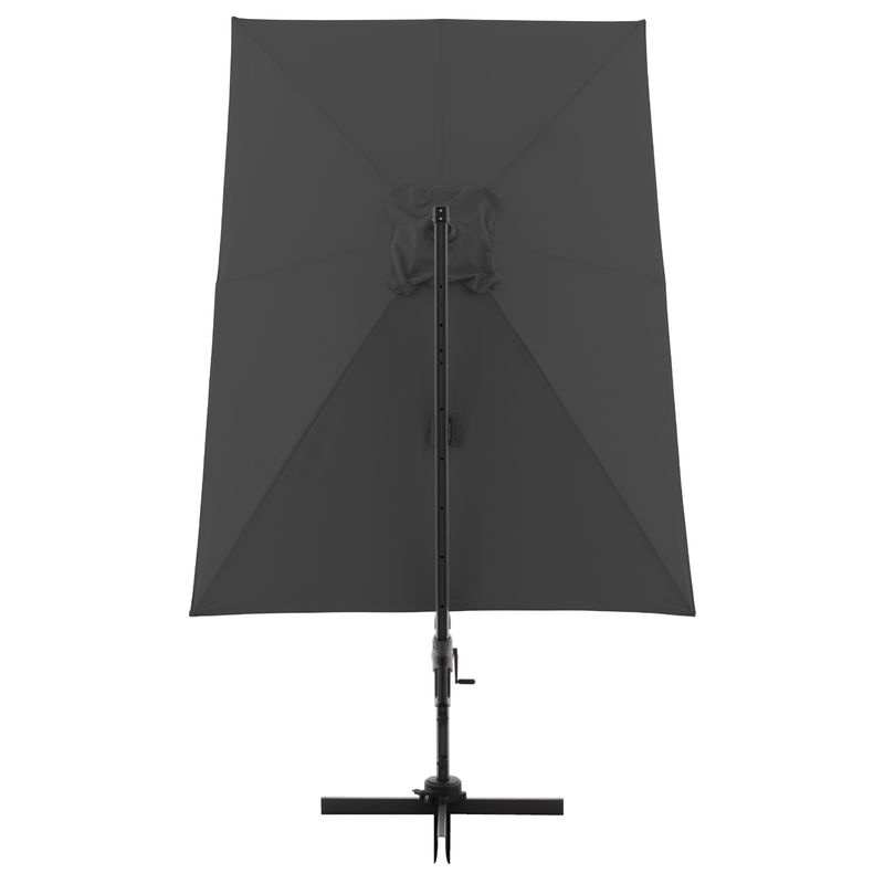 Doppler Ampelschirm Active Green Edition in Anthrazit mit Dreh- und Neigungsfunktion, B: 310 cm, T: 210 cm - Bild 3