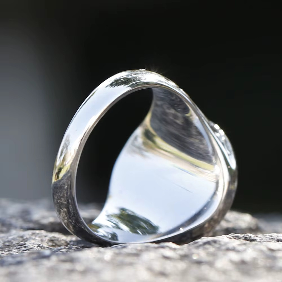 Vikingar Lin Ring, 316L Edelstahl, Silber, Herren - Bild 2