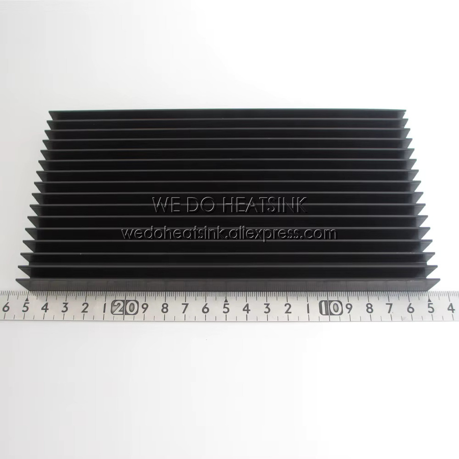 WE DO HEATSINK CPU-Kühlkörper aus schwarz eloxiertem Aluminium, B/T/H: 200 x 100 x 18 mm - Bild 2