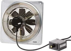 Maico Axialwandventilator AC DN200 EZQ 20/4 E Ex in Grau mit Ex-Schutz - Bild 1