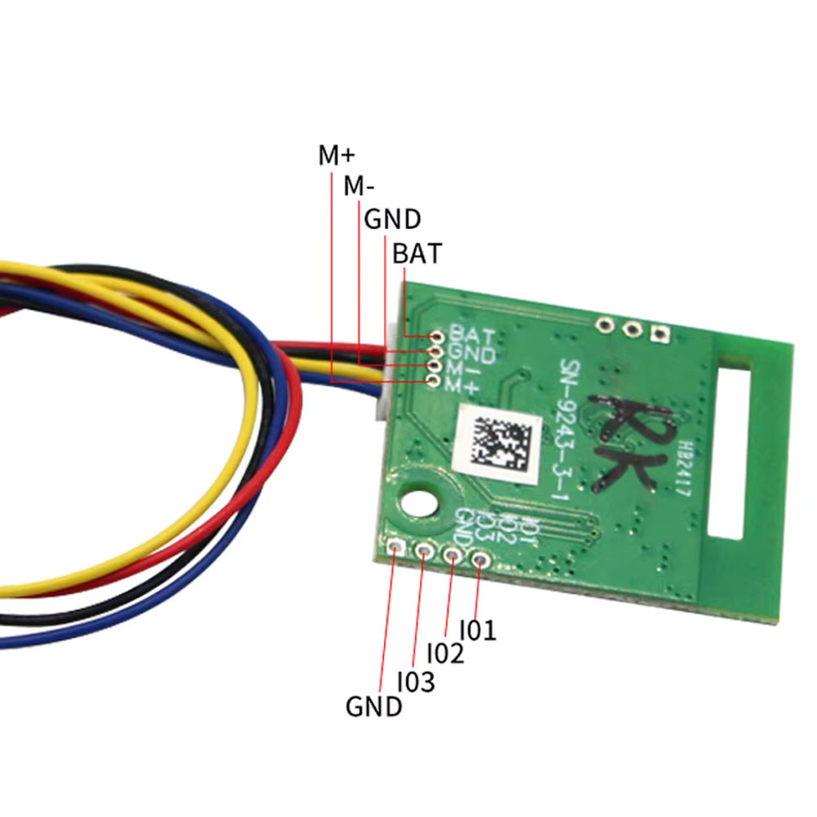 Asia-Teco Smart Lock-Modul mit BLE5.0, TTLock, Alexa und Google Home Unterstützung, Farbe: Grün - Bild 3