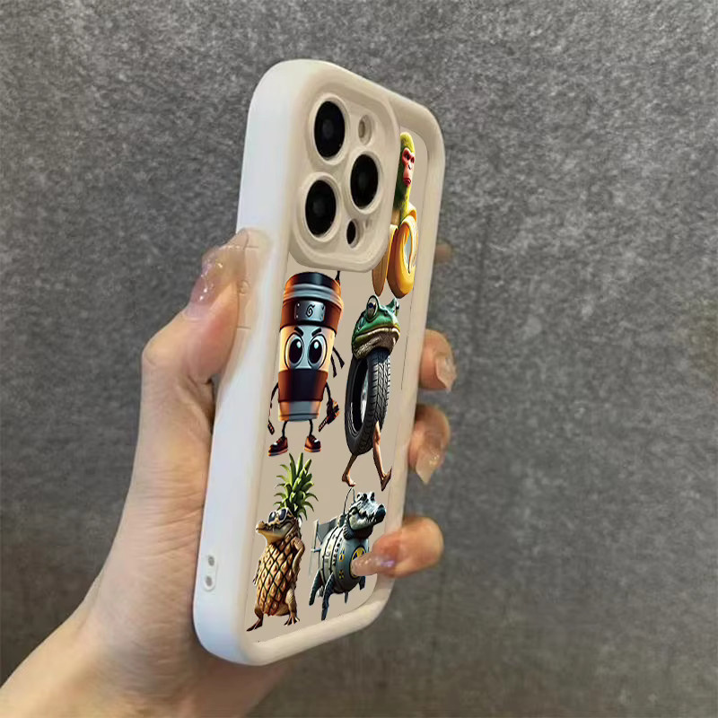 Geniale Ideen Schutzhülle für Samsung Galaxy A-Serie und S24+ in Weiß - Bild 2