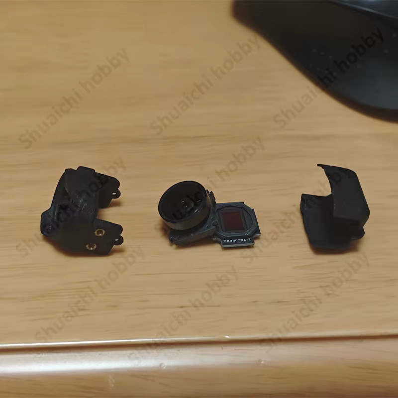 DJI O3 Air Unit Objektiv-Schutzset mit Vorder- und Rückabdeckung in Schwarz - Bild 2