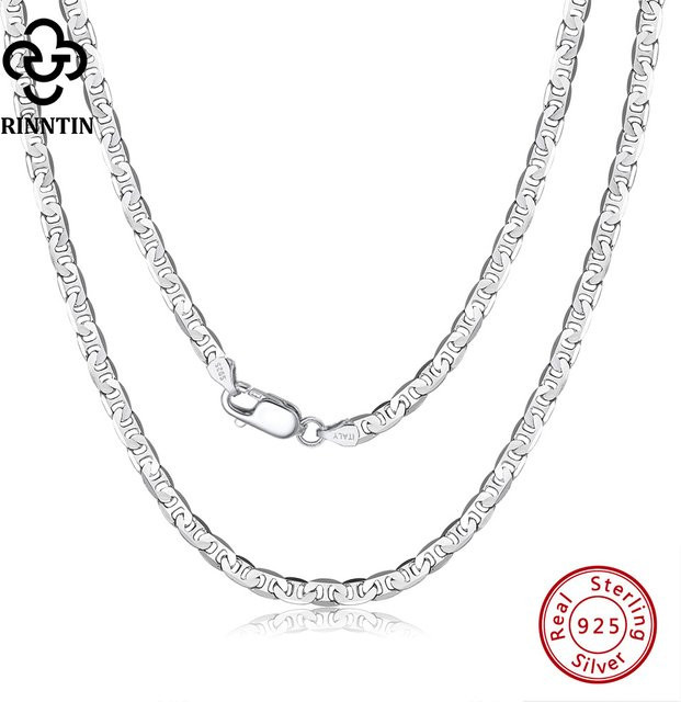 Rinntin Halskette, 925 Silber, Mariner-Kette, Unisex - Bild 1