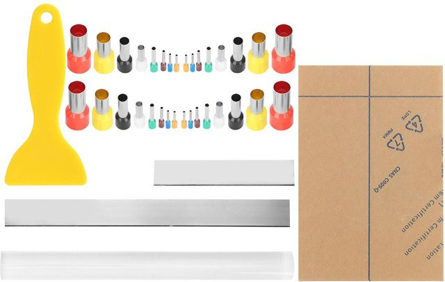 GoolRC 37-teiliges Set für Keramik und Ton mit Ausstecherformen, Acryl-Unterlage und Tonschaber in Beige und Multicolour - Bild 1