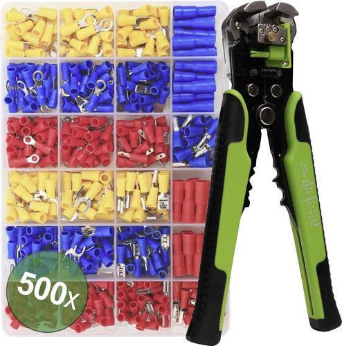 Quadrios 22T011 Abisolierwerkzeug-Set für 0,25 bis 6 mm² in Multicolor und Stahl - Bild 1