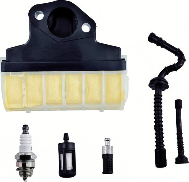 Luftfilter-Tuning-Set für Stihl Kettensägen MS210 MS230 MS250 sowie 021 023 025 inklusive Heizölfilter und Zündkerze in Multicolor - Bild 1