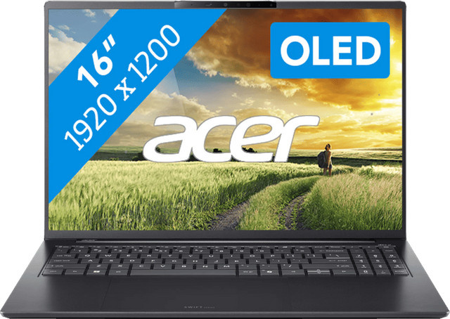 Acer Swift Go 16 AI OLED Copilot+ PC SFG16-I71-77NZ in Grau mit 16 Zoll Display, Intel Core Ultra 7, 16GB RAM und 512GB SSD - Bild 1