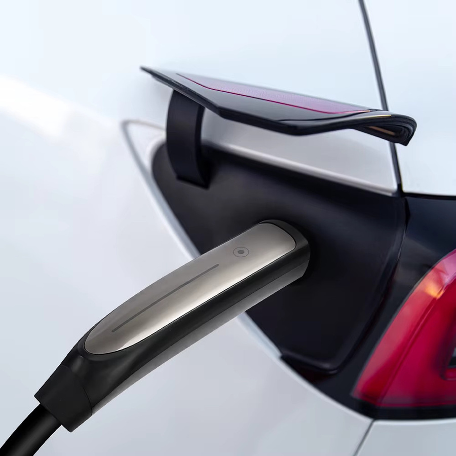 JDMEX Tragbares Tesla EV Ladegerät mit App-Steuerung, 7kW 32A 1-Phase EVSE Wallbox-Ladegerät in Schwarz - Bild 3