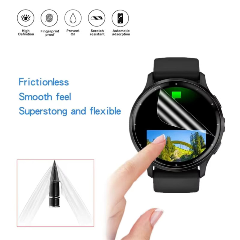 3er-Pack Hydrogel-Displayschutzfolien für Garmin Fenix 7 7S 7X 6 6S 6X Pro, transparent - Bild 5
