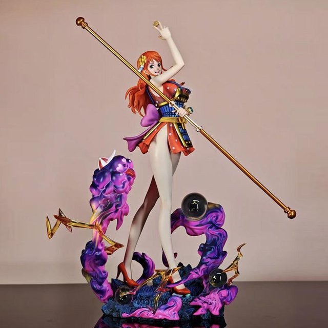 GK Garage One Piece Geisterinsel Kriegerin Nami, Schreibtischmodell, 30cm - Bild 1