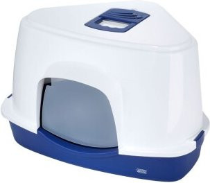 Europet Bernina Ecktoilette Prism für Katzen in Weiß - Bild 1