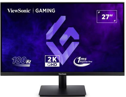 ViewSonic VX27G1-2K Gaming Monitor in Schwarz mit 27 Zoll, QHD 1440p, IPS-Panel, 180 Hz und HDMI sowie DisplayPort - Bild 1