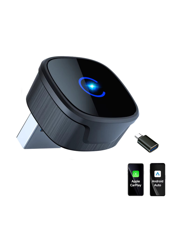 Neelyke 2-in-1 Kabelloser CarPlay und Android Auto Adapter in Schwarz, Universelle Plug & Play Verbindung für iOS und Android - Bild 6