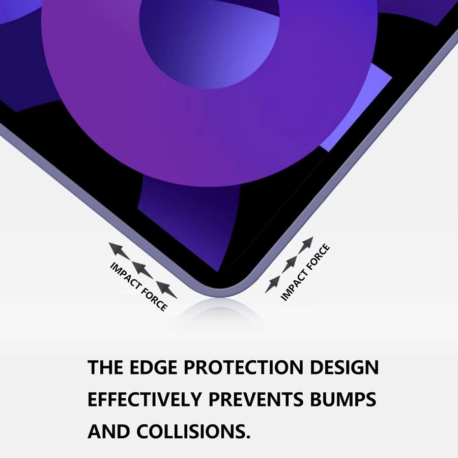 Apple iPad 11 2025 Schutzhülle mit magnetischem Tri-Fold Standfunktion aus TPU in Schwarz - Bild 2