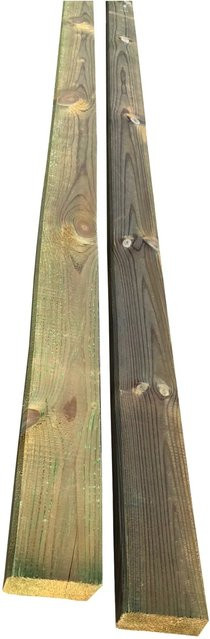 Tetzner und Jentzsch Zaunriegel für Gartenzaun aus Holz in Grün, Breite: 280,0 cm, Höhe: 7,0 cm - Bild 1