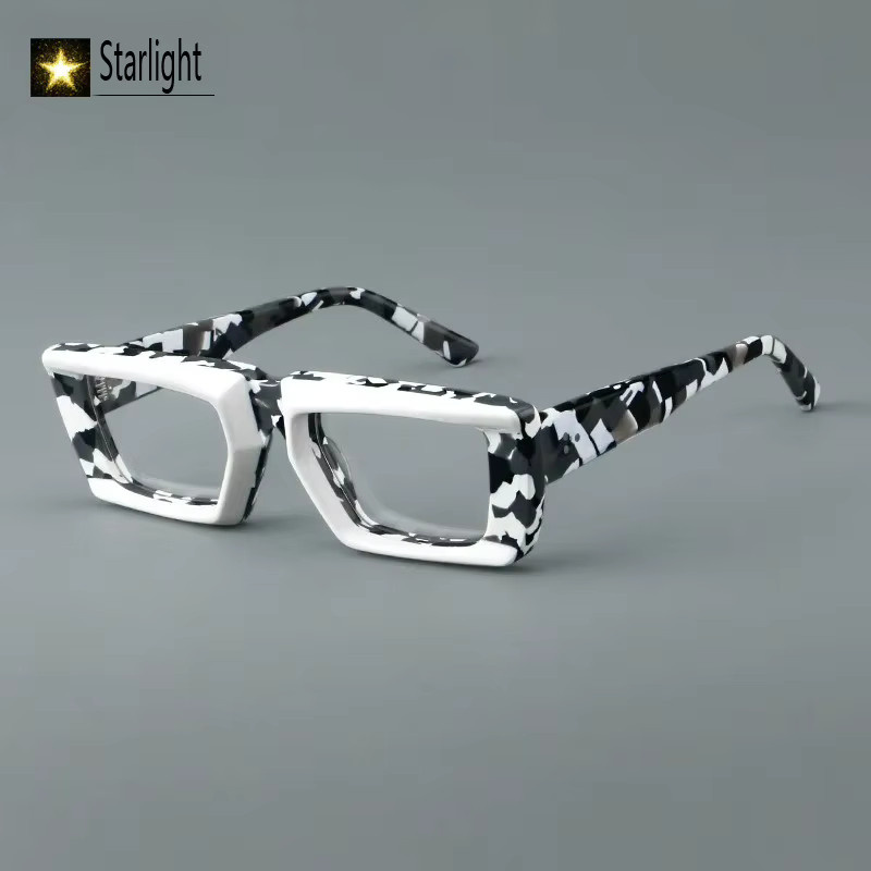 BEIQIU Lesebrille, Quadratisch, Acetat, Vollrand, Unisex - Bild 1
